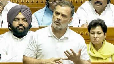 File photo: Leader of opposition in Lok Sabha Rahul Gandhi BJP submits breach of privilege notice against Rahul Gandhi