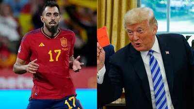 Borja Iglesias and Donald Trump 'I don't want to go to jail': Spain star's Donald Trump joke before FIFA World Cup final
