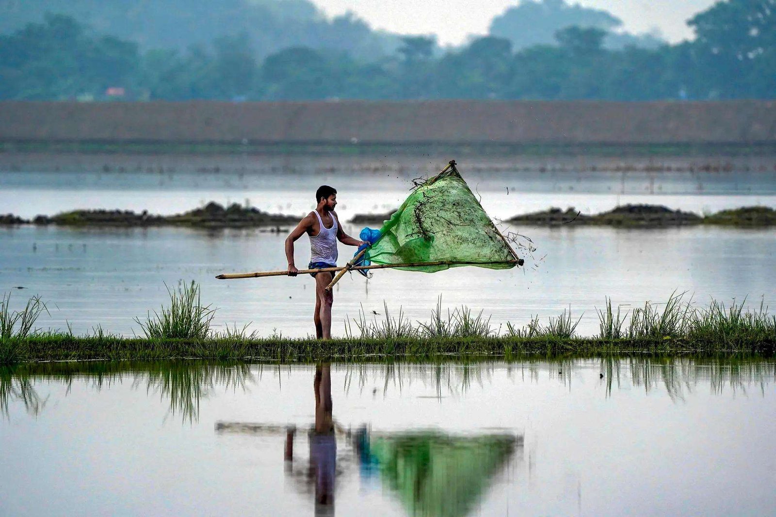 Brahmaputra river water levels rise