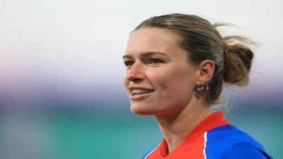 England's Lauren Bell (NIgel French/PA via AP) Can England stop Australia's dominance? Women's T20 World Cup title on the line at Lord's