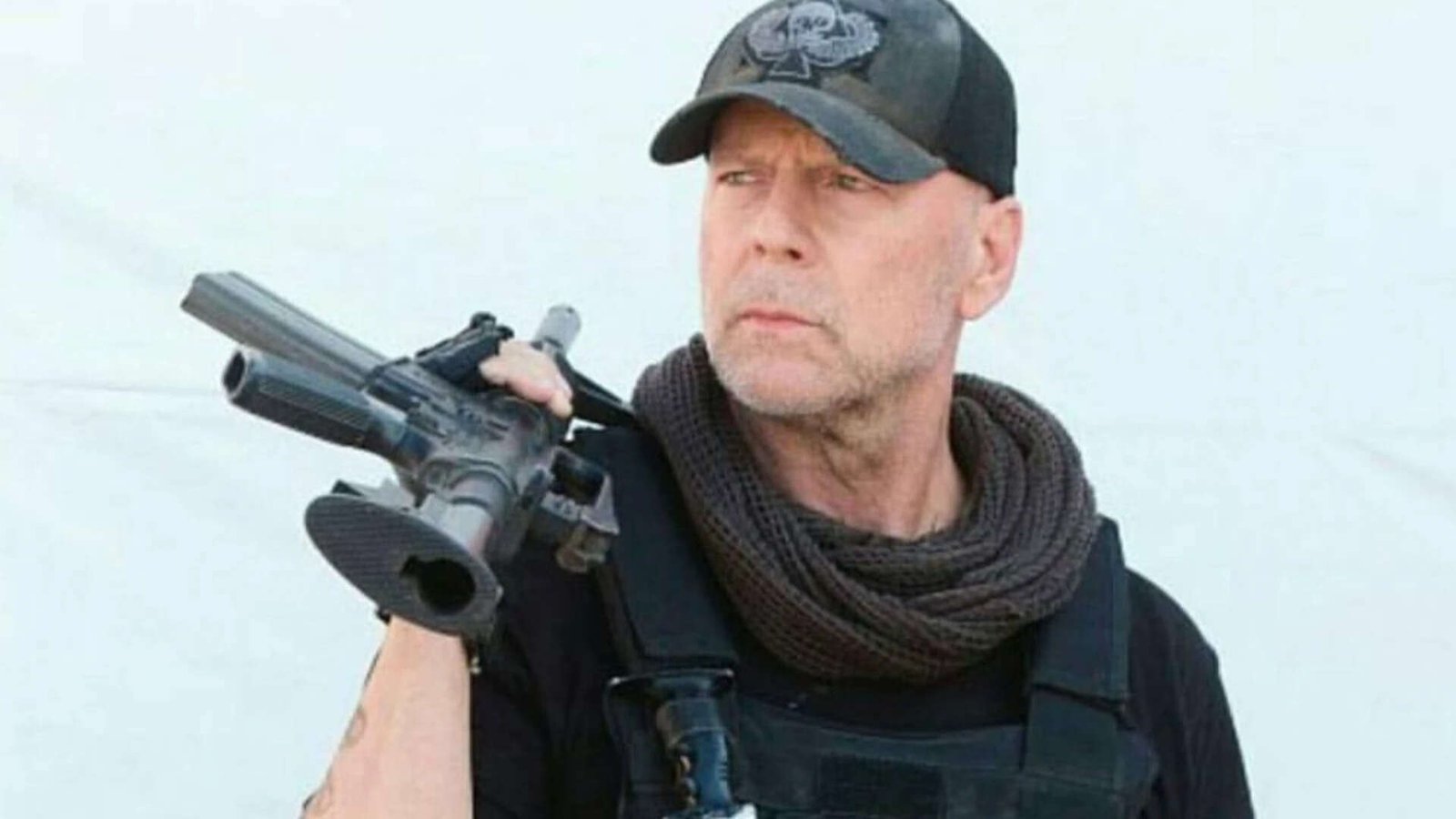 Bruce Willis surrounded by the love of his family