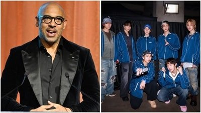 Grammy CEO Harvey Mason Jr. breaks silence after BTS announce their withdrawal from the award show.