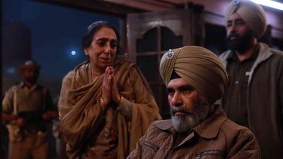 Suvinder Vicky in Satluj, the contentious film by Honey Trehan. Suvinder Vicky in Satluj, the contentious film by Honey Trehan.