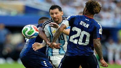'They asked for my jersey but kicked the crap out of me on field': Lionel Messi after Argentina's win over Cape Verde