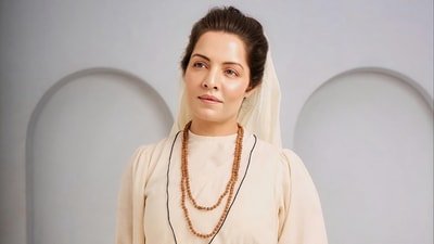 Celina as Sister Nivedita Celina as Sister Nivedita