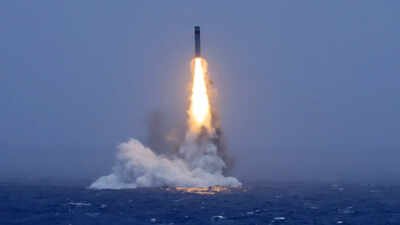 A long-range ballistic missile bursts out of the sea during a test launched from a Chinese nuclear-powered submarine in the South Pacific (Picture credit: AP) US, allies rattled after China's missile test in Pacific - why the launch has set off alarm bells