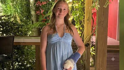 A 13-year-old Texas girl was bitten by a barracuda in Turks and Caicos; after a tourniquet and tendon damage, she still plans to become a marine biologist