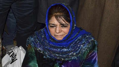 Mehbooba Mufti (File photo/PTI) 'Only if...': Mehbooba Mufti gives conditional nod to NC's J&K statehood protest invite in Delhi