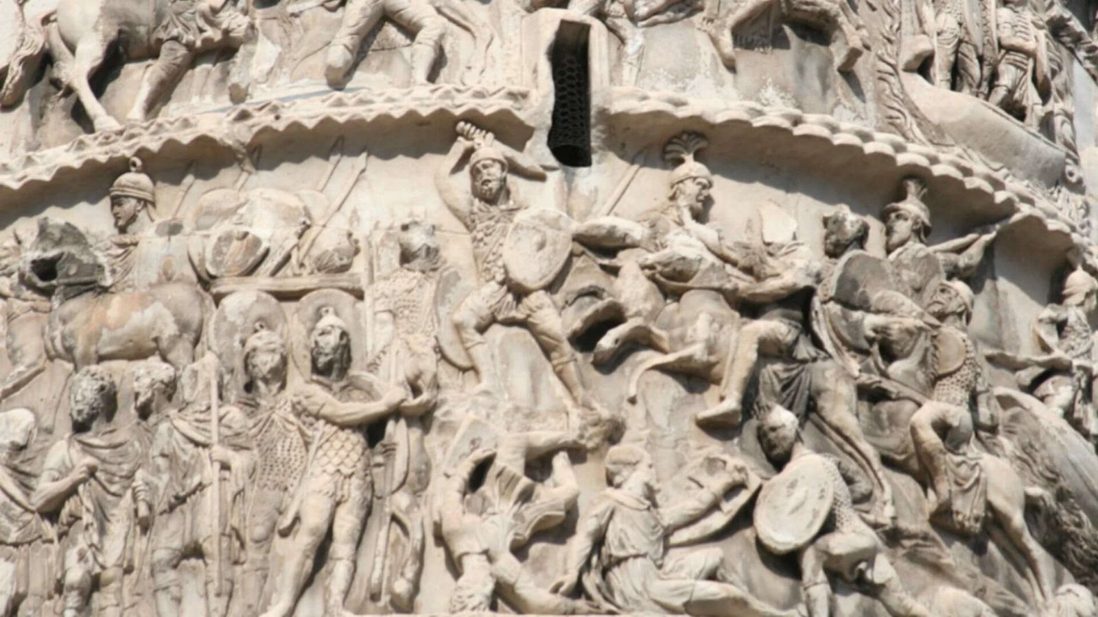 Detail from the Column of Marcus Aurelius in Rome.