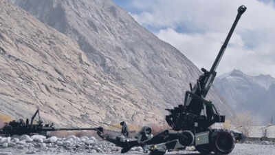 Dhanush artillery guns deployed in the northern sector. (Image credit: AWEIL) Delay in Dhanush procurement leaves Army short of modern guns