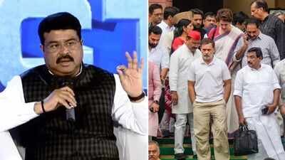 'We owe students more than outrage': Pradhan slams Congress protest outside PM house