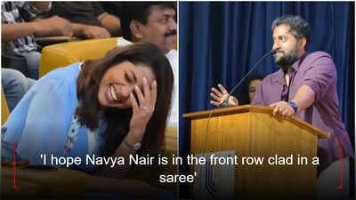 Dhyan Sreenivasan jokes about becoming Kerala CM: 'I hope Navya Nair is in the front row clad in a saree'