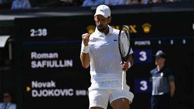 History! Novak Djokovic breaks Roger Federer's all-time Wimbledon record
