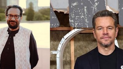 Shekhar Kapur, Matt Damon Shekhar Kapur, Matt Damon