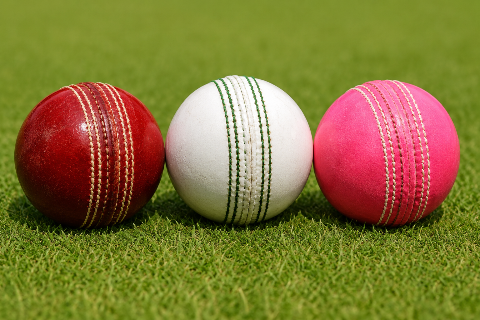 Why Is the Cricket Ball Red, White and Pink?