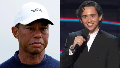 ESPYs host Marcello Hernandez revives Tiger Woods controversy with brutal ‘Grand Theft Auto’ punchline (Image via Getty) ESPYs host Marcello Hernandez revives Tiger Woods controversy with brutal ‘Grand Theft Auto’ punchline