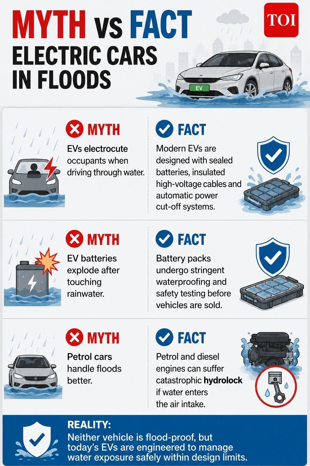 EVs and flood myths