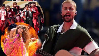 Pic: AP World Cup halftime show: BTS, Justin Bieber, Madonna, Shakira put up electrifying performances at Argentina vs Spain final- WATCH