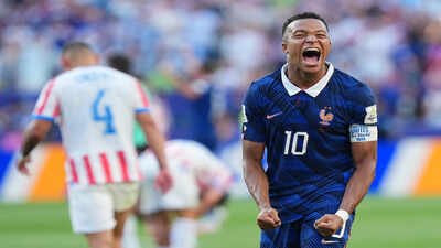 France's Kylian Mbappe (10) celebrates. (AP/PTI) 'You make Kylian Mbappe seem like a dictator': France coach Didier Deschamps after win over Paraguay