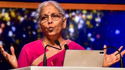 File photo: Union finance minister Nirmala Sitharaman At no point did government stop students from protesting: Nirmala Sitharaman