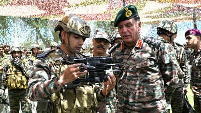 Army chief General Dhiraj Seth at a forward location near the Line of Control in the Poonch-Rajouri-Sundarbani sector of J&K. (Image credit: Indian Army) Be ready for Op Sindoor 2.0, Op Snow Leopard 2.0: Army chief General Dhiraj Seth to officers