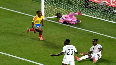 Jhon Arias strike sends Colombia into FIFA World Cup Round of 16 after hard-fought win over Ghana