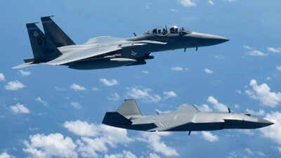 A US Air Force F-15 flies alongside a loyal wingman over the Pacific Ocean. (Image credit: USAF) A glimpse of future combat aviation: F-15EX, Ghost Bat team up over Pacific
