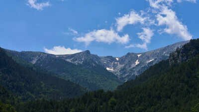 Snow patches remain on the upper slopes of Mount Olympus in northern Greece, Tuesday, July 14, 2026. (AP Photo/Petros Giannakouris) Mount Olympus, the mythological home of Zeus and the ancient Greek gods, is being considered for UNESCO World Heritage status as Greece seeks protection for its tallest mountain