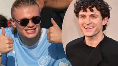 PIC: AP Erling Haaland FINALLY accepts Tom Holland's dinner invitation after 'ghosting' 'The Odyssey' star: 'Just name the place!'