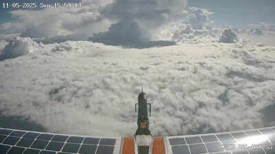 National Aerospace Laboratory's high-altitude pseudo-satellite flying above the clouds. (Image credit: NAL) Flying above weather, watching for weeks: How HAPS will strengthen India's armed forces