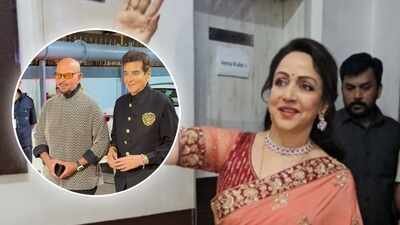 Jeetendra compliments Hema Malini for her charm. 'Looking very charming': Jeetendra compliments Hema Malini at her celebratory concert