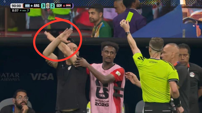 Hossam Hassan’s ‘X’ gesture sparked questions after his clash with the referee, leading to a yellow card during Egypt’s World Cup defeat. What did Hossam Hassan’s furious ‘X’ gesture mean? Egypt boss’ yellow card moment explained