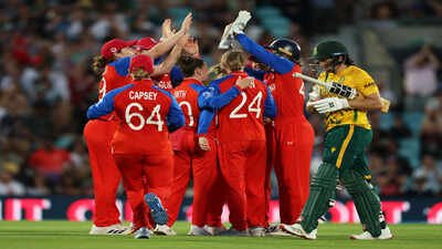 Captain Sciver-Brunt stars as England storm into the final with a 40-run win over South Africa. (ANI Photo) Women's T20 World Cup: It's England vs Australia in the final after Nat Sciver-Brunt's heroic return against South Africa