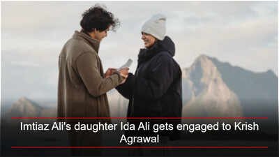 Imtiaz Ali's daughter Ida Ali gets engaged to Krish Agrawal; Shares romantic Norway proposal video Imtiaz Ali's daughter Ida Ali gets engaged to Krish Agrawal; Shares romantic Norway proposal video