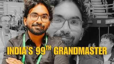 India's 99th chess Grandmaster Rathanvel VS (Designed by TimesofIndia.com) India's 99th GM! Sleepless nights, depressing times, and then a chess Grandmaster: The making of Rathanvel VS