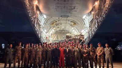 Indian Army medical contingent in Venezuela, now taking part in relief work. (Image credit: IAF) Two C-17 aircraft carrying 66 tonnes of aid: How India mobilised its army to help earthquake-hit Venezuela - inside Operation Amistad