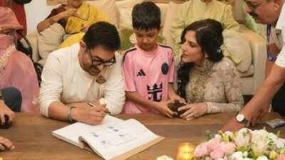 Inside Aamir Khan and Gauri Spratt's intimate wedding; From family members to celebrity guests, Who attended the private celebration Inside Aamir Khan and Gauri Spratt's intimate wedding; From family members to celebrity guests, Who attended the private celebration