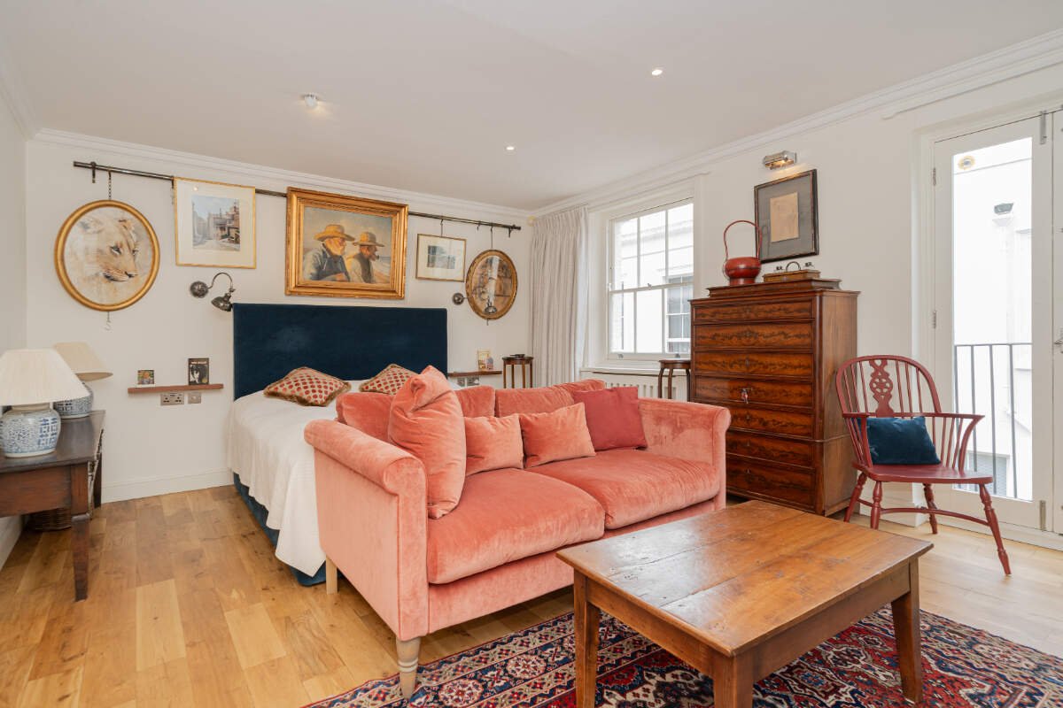 Inside the primary bedroom.