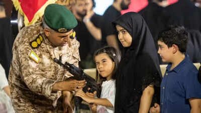 Image sourced through IranInternational Children with guns: 12-year-olds trained, armed to man Tehran checkpoints