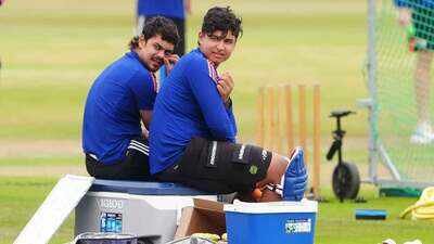 Ishan Kishan and Vaibhav Sooryavanshi (AFP Photo) 'Think about cricket, not social media': Ishan Kishan to Vaibhav Sooryavanshi