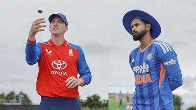 Harry Brook and Shreyas Iyer (BCCI Photo) 'Ireland hangover': Dinesh Karthik on Shreyas Iyer's toss decision in 1st T20I vs England