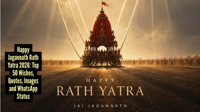 (Image Credits: Pinterest) Jagannath Rath Yatra 2026: Top 50 wishes, quotes, images, and Rath Yatra WhatsApp status images, for your loved ones