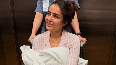 Jasmin Bhasin is currently recovering in home after getting discharged. Jasmin Bhasin is currently recovering in home after getting discharged.