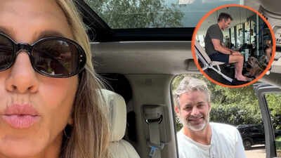 The actress included a sweet selfie with Jim Curtis in her latest summer photo dump after the couple recently celebrated their first anniversary.Image credit (Jennifer Aniston Instagram) 'Incoming summer dumper': Jennifer Aniston shares snaps with boyfriend Jim Curtis following 1st anniversary celebration