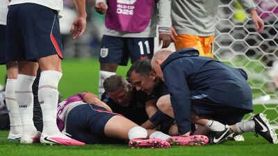 FIFA World Cup: Freak celebration injury! England's Jordan Henderson rushed to hospital after Mexico thriller - Watch