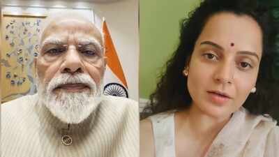 Kangana Ranaut takes inspiration from PM Narendra Modi, posts selfie video on Guru Purnima as she defends her 'gutter chaap' comment: 'Sadak pe aake aap mere aaradhya ko gaali nahi de sakte'