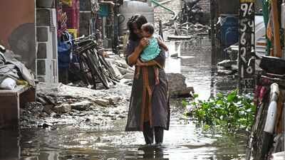Kirari residents endure sewage-laden water and illness after recent heavy monsoon rains. Capital of contrasts: While Delhi moves on, Kirari remains under water