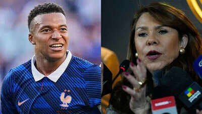 Kylian Mbappe, and Paraguayan senator Celeste Amarilla (AP Photos) 'Son of a b***': Paraguayan senator Celeste Amarilla launches fresh attack on Kylian Mbappe, refuses to back down in racist row