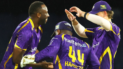 Los Angeles Knight Riders beat San Francisco Unicorns (X) Jason Holder, Andre Russell power LA Knight Riders to crucial win over San Francisco Unicorns