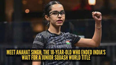 Meet Anahat Singh, the Gen Z star who created history for India with a world squash title
